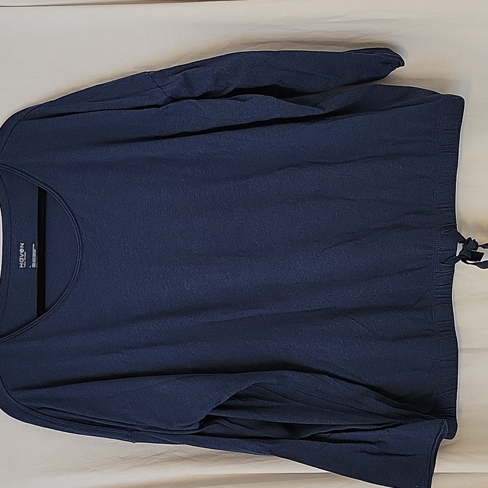 Haven Navy Blue Long Sleeve Top